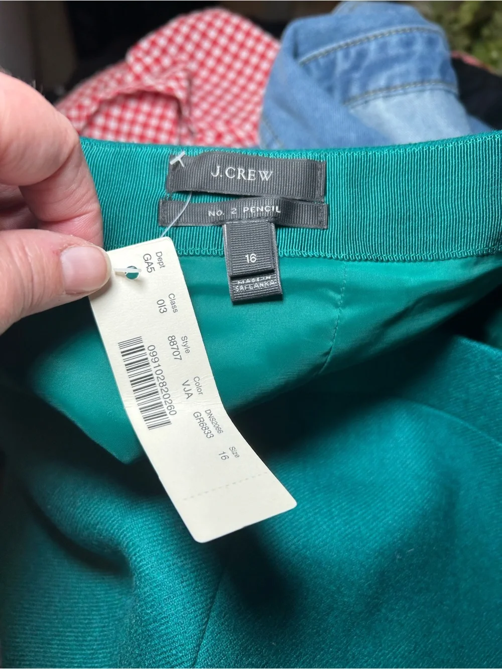 J.Crew No 2 Pencil Classic Teal Pencil Skirt - Women